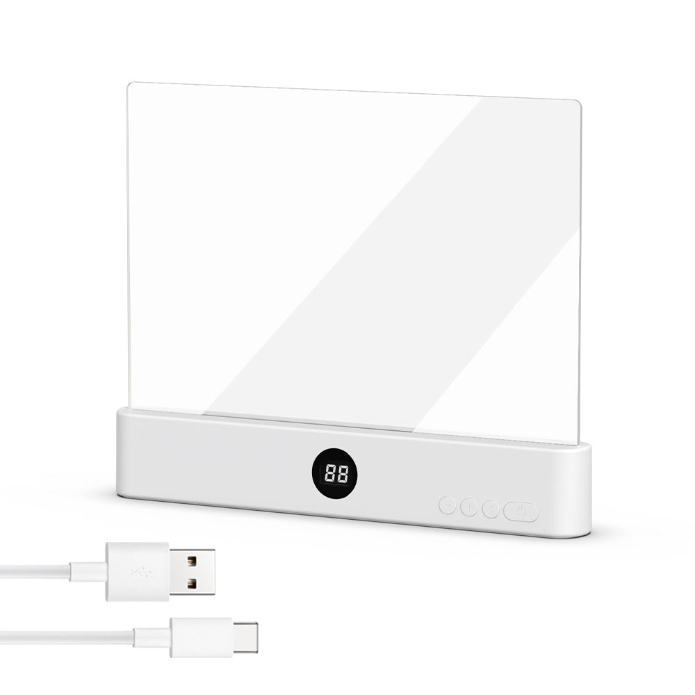 Rechargeable LED reading light — product feature view